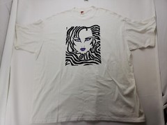 Vintage Single Stitch Made In USA Beautiful Woman Jeweled Tee SEE DESCRIPTION