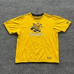 Colosseum Athletics T-Shirt Mens L Yellow Wichita State Shockers Cotton NCAA