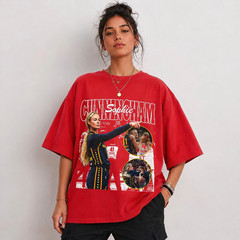 Women’s Hoops Fan Shirt Vintage Basketball Graphic Tee