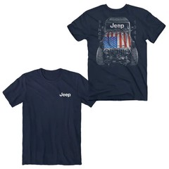 Jeep Big USA Classic Soft Cotton Crewneck T-Shirt 2 Sides Casual Wear Gift For D