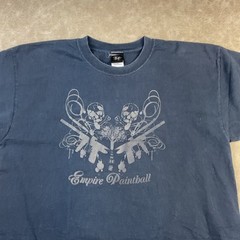 Vintage Empire Paintball T-Shirt Men Sz XL Tee 90s Short Sleeve Retro Skulls