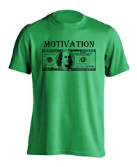 New Men’s Motivation Money T-Shirt Franklin 100 Dollar Bill Graphic Sports Tee