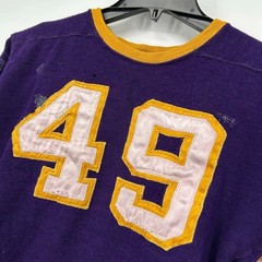 VTG 20s 30s Purple O’Shea Knitting Mills Wool Button Crotch Football Jersey 42