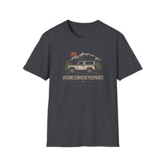 Adventure SUV — #HomeIsWhereYouParkIt Outdoor Travel Tee