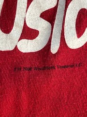 WOODSTOCK T Shirt 2000 concert print rock band Red Anvil Tag Size Small Vtg