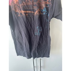 Superman DC Comics Metropolis Graphic T-Shirt Black Red Foil Small 2009 s09