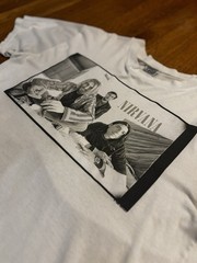 Original 1996 Nirvana Australian Tour T Shirt Size L Kurt Cobain