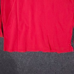 Vintage J Crew Oarsman Pique T Shirt Mens Large Red Long Sleeve Made In USA 90s