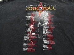 Tim Mcgraw Faith Hill Tour T-Shirt Mens XL Soul 2 Soul 2006 Country Music Tee