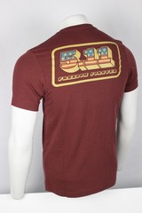 5.11 Tactical Men’s Freedom Forever Short Sleeve Tee Shirt S Small Spartan Red