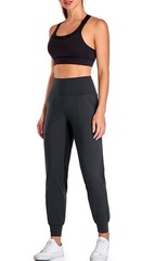 Women’s Joggers High Waist Yoga Pockets Sweatpants Sport Workout Pants Charco…