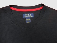 NWT -POLO RALPH LAUREN Mens Waffle Knit Thermal Long Sleeve Shirt – BLACK S-XXL