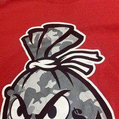 Mad Money Bag Mens Short Sleeve T Shirt Graphic Funny XL Made In USA Red