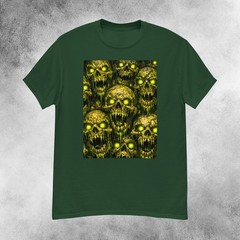 Infernal Nuclear Slime Skulls Horror T-Shirt Men’s S-2XL