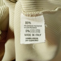Giorgio Danieli T Shirt 3XT XXXL 3XL Tall Tan Sand Ecru Made In Italy Top FLAWS