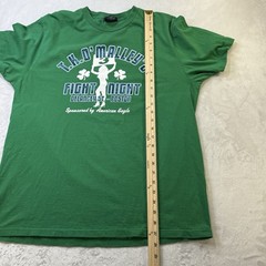 American Eagle TKO Malley’s Fight Night Boston Tee Green M Y2K VTG