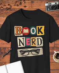 Book Nerd Glasses T-Shirt