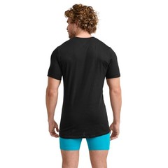 Jockey Crew Neck Undershirt- 6 Pack – 100% Cotton T-Shirts for Men,Black, L