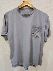 Ariat Rebar T-Shirt Men’s Medium Gray Short Sleeves Front Pocket