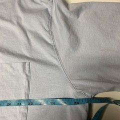 S/2 ST JOHNS BAY T- SHIRT MENS 3XLT Big & Tall Lt. Blue & Blue Pocket Cotton L-1