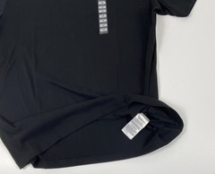 The North Face Men’s Solid Black Logo Crew Neck Short Sleeve T-Shirt Size L