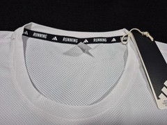 Adidas Mens OWN THE RUN Shirts S/S Training White Blackr- Jersey Jogging IK7436