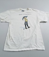Vintage 1979 Stafford Blaine Shirt Mens XL Queens Never Make Bargains Tee USA