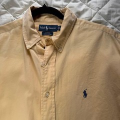 Ralph Lauren BLAKE Shirt 90s L Rare Used For 14Y+ Japan