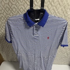 Polo Ralph Lauren Red White Blue USA Collar Golf Shirt Striped Preppy Mens Large