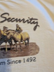 VTG The Native American T Shirt Homeland Security/Fighting Terrorism Sz XL Used