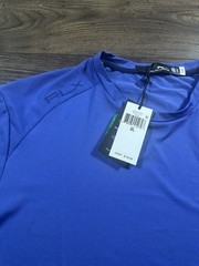 Ralph Lauren RLX Performance Mesh Long Sleeve T-Shirt Blue Men’s Size XL NWT