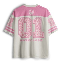 Beautiful Sakura In Full Bloom Mesh Jersey