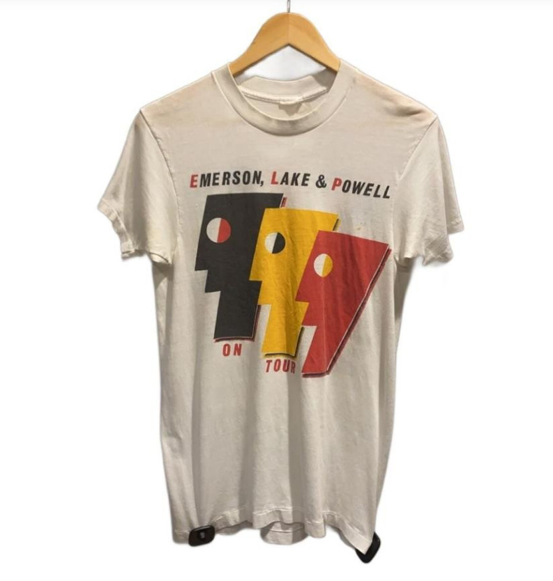 Rare Emerson Lake & Palmer Band T-Shirt Full Size ZA609