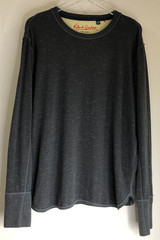 Robert Graham Men’s Sz XL Dark Gray Pullover Tee T-Shirt Long Sleeve 100% Cotton