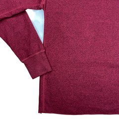 L.L.Bean Mens Two-Layer River Driver’s Henley Shirt L Wool Blend Base Layer Hike
