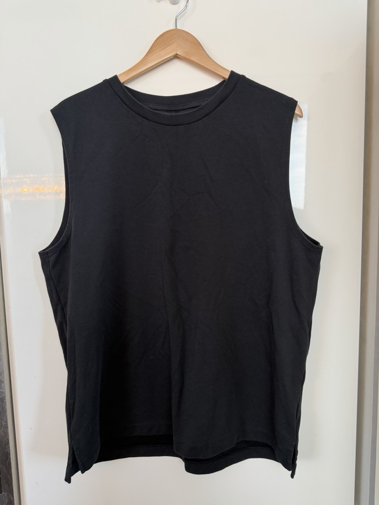 Uniqlo Airism Sleeveless T-shirt Black Sz XXL