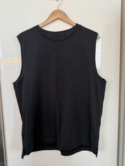 Uniqlo Airism Sleeveless T-shirt Black Sz XXL