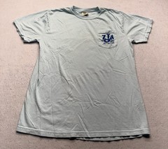 Zeta Tau Alpha ZTA Sorority Masquerade 2023 Formal DJ Pocket T-Shirt Blue Large