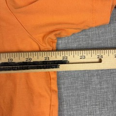 Tommy Bahama Shirt Mens M Orange Pima Cotton Pocket Tagless Logo Jersey Crewneck