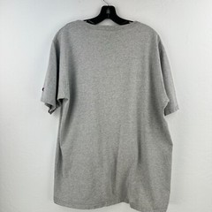 Vintage Champion TShirt Mens XL Gray Blue Basic Logo Streetwear Y2K Gorpcore