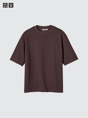 UNIQLO U AIRism Cotton Oversized Crew Neck Half-Sleeve T-Shirt XXS-3XL US/EUsize