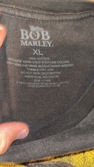 Bob Marley Get Up Stand Up Graphic T-Shirt XL Black
