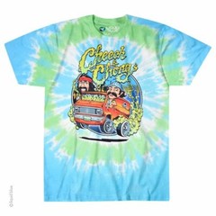 CHEECH & CHONG-SMOKIN RIDE-TIE DYE T-SHIRT S-M-L-XL-XXL LICENSED-420