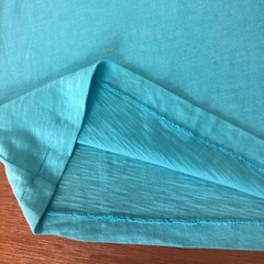 NEW Aeropostale California T-Shirt Sz S NWT V-Neck Turquoise Applique Embr.