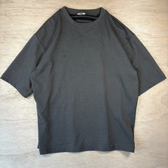 Uniqlo Men’s Airism Cotton oversized T-Shirt dark gray size XL