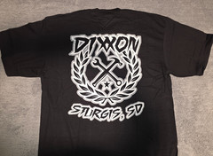 Sturgis Dixxon T Shirt Mens 2XL Black Gray Sketchy Crest Short Sleeve Tee NWT