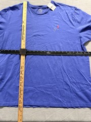 Polo Ralph Lauren Men Classic Fit Blue Crewneck T-Shirt Fit Tee Pull-On Size 2XL