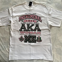 VTG 1994 AKA Alpha Kappa Alpha T Shirt L Phenomenal Woman Maya Angelou RARE