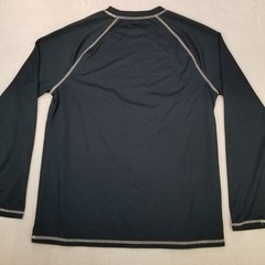 Speedo Men’s Navy Long Sleeve Pullover Rash Guard Shirt Size Large Classic
