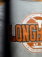 TEXAS LONGHORNS Official NCAA Authentic Apparel Burnout Raglan T-Shirt Sz XL